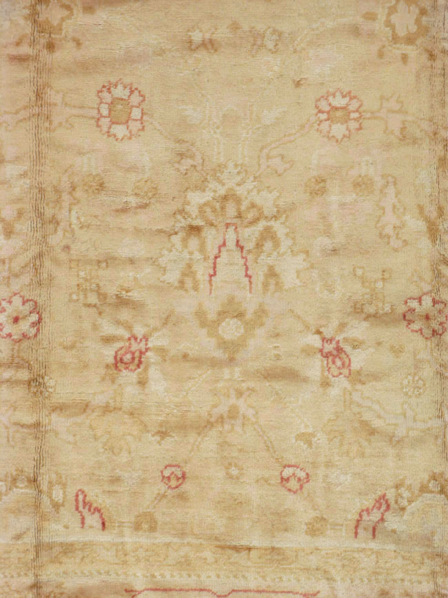 Antique Turkish Oushak Carpet, No.13914 - Gsblank