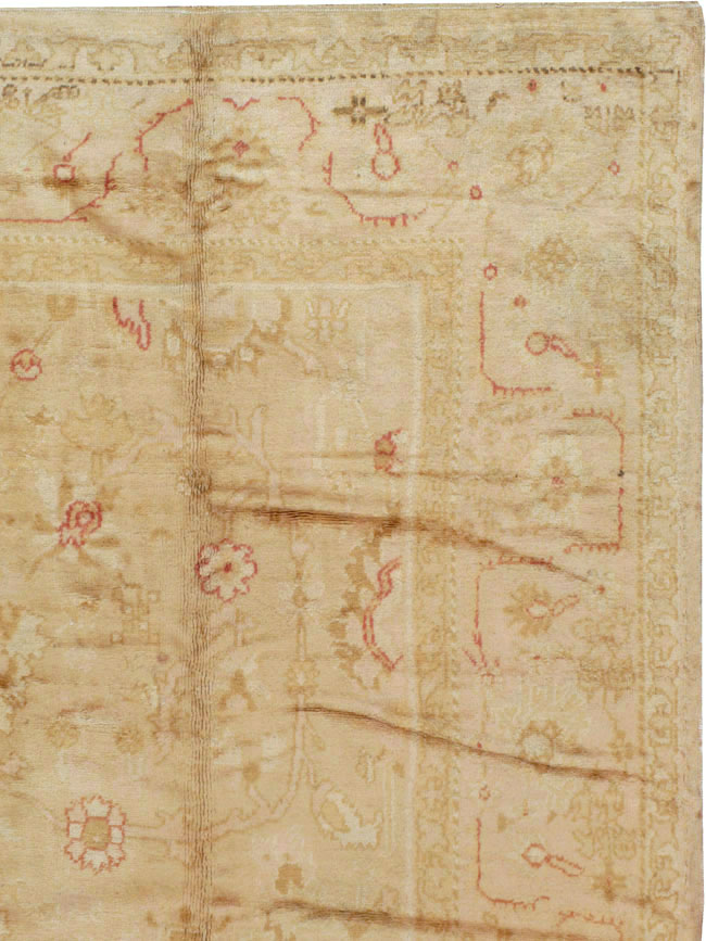 Antique Turkish Oushak Carpet, No.13914 - Gsblank