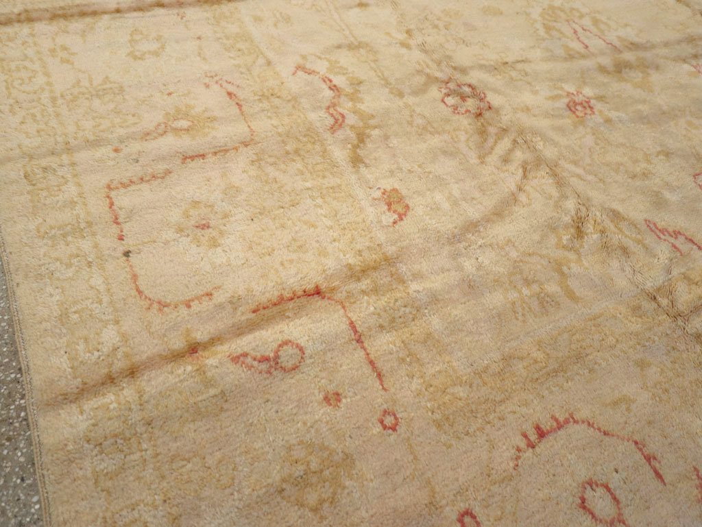 Antique Turkish Oushak Carpet, No.13914 - Gsblank