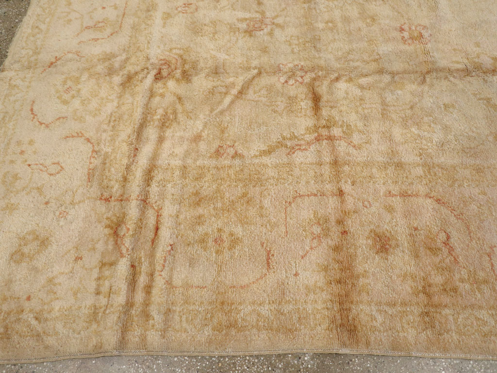 Antique Turkish Oushak Carpet, No.13914 - Gsblank