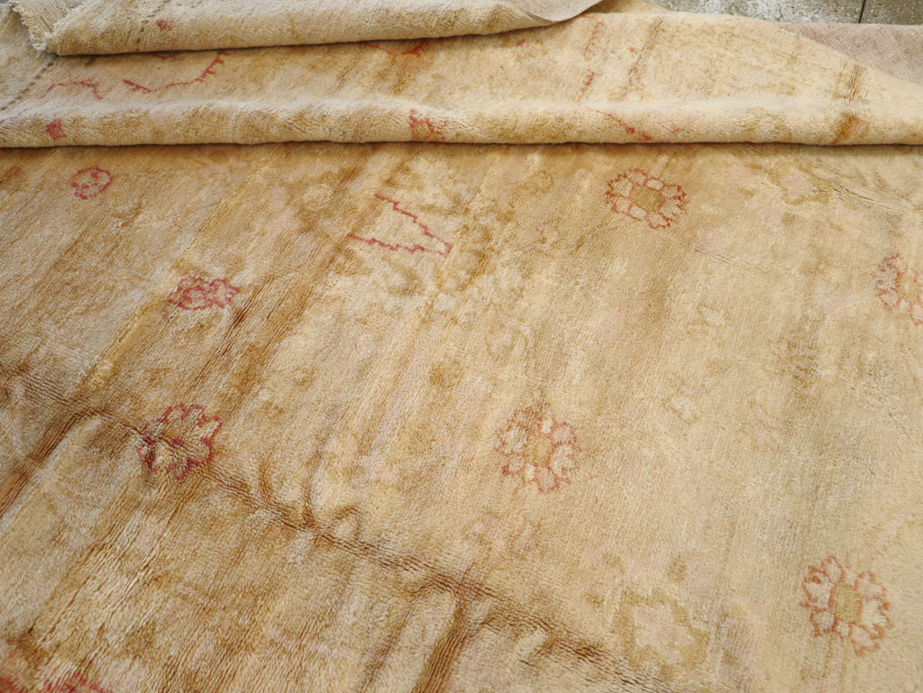 Antique Turkish Oushak Carpet, No.13914 - Gsblank