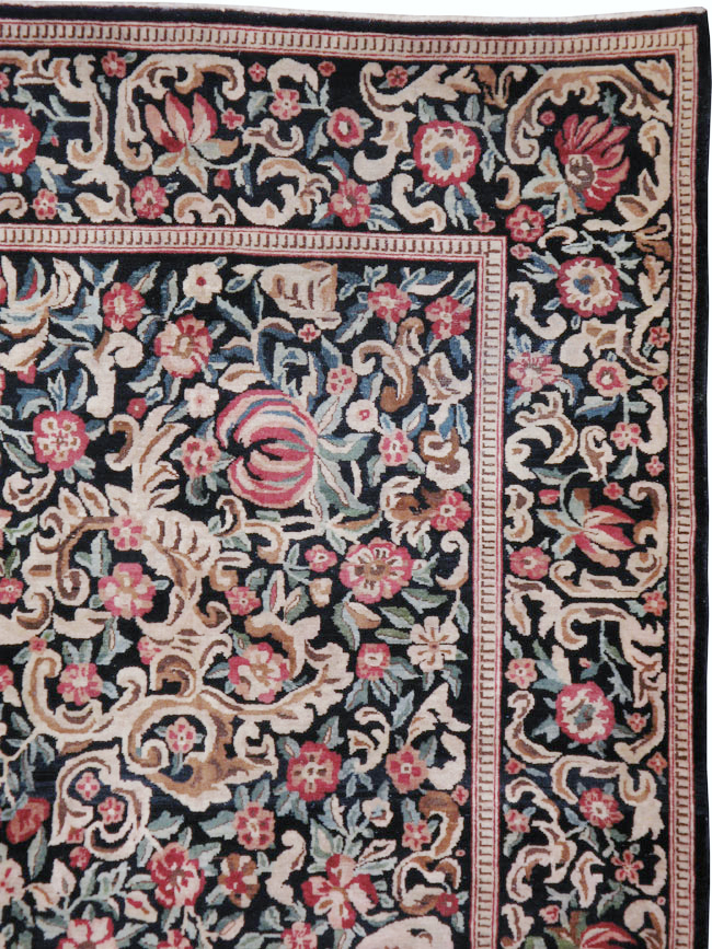 Antique Persian Kashan Carpet, No.13921 - Gsblank