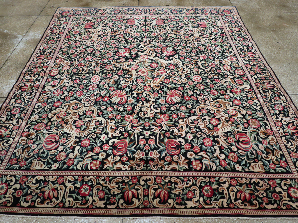 Antique Persian Kashan Carpet, No.13921 - Gsblank