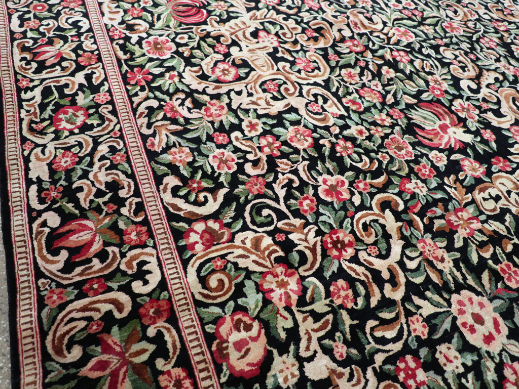 Antique Persian Kashan Carpet, No.13921 - Gsblank