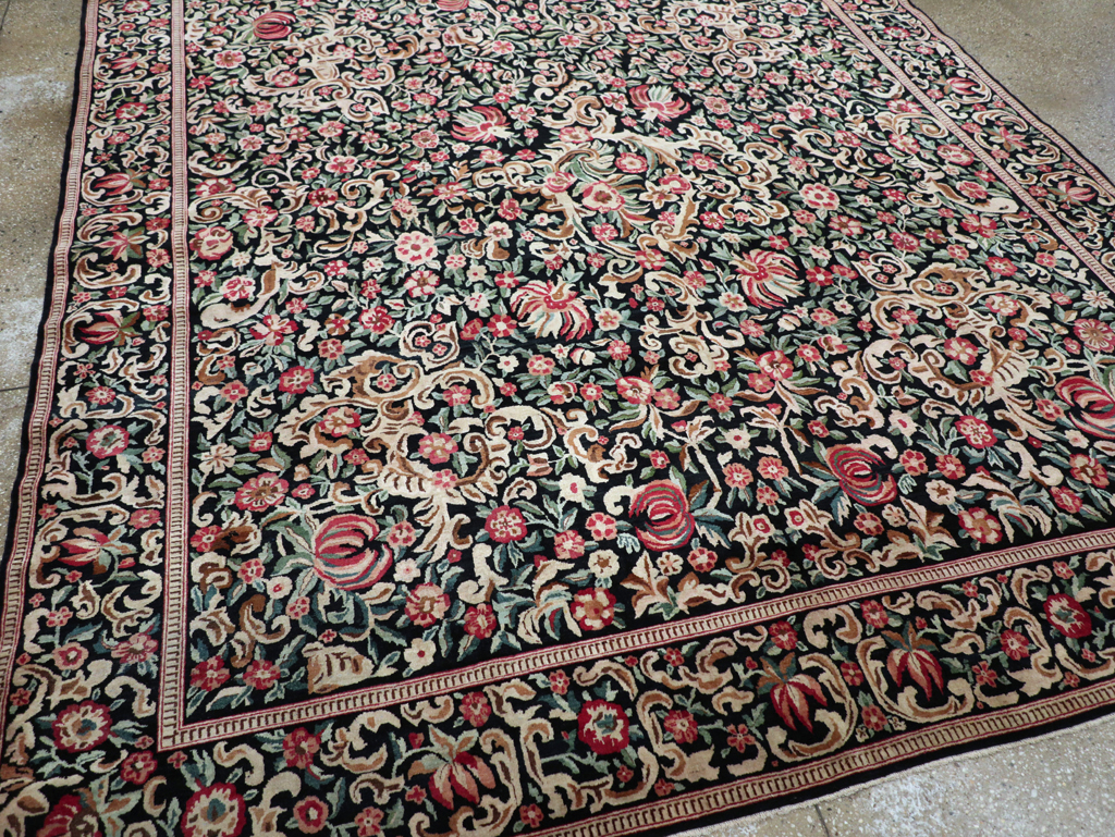 Antique Persian Kashan Carpet, No.13921 - Gsblank