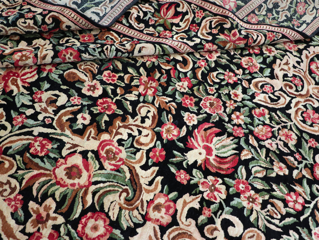 Antique Persian Kashan Carpet, No.13921 - Gsblank