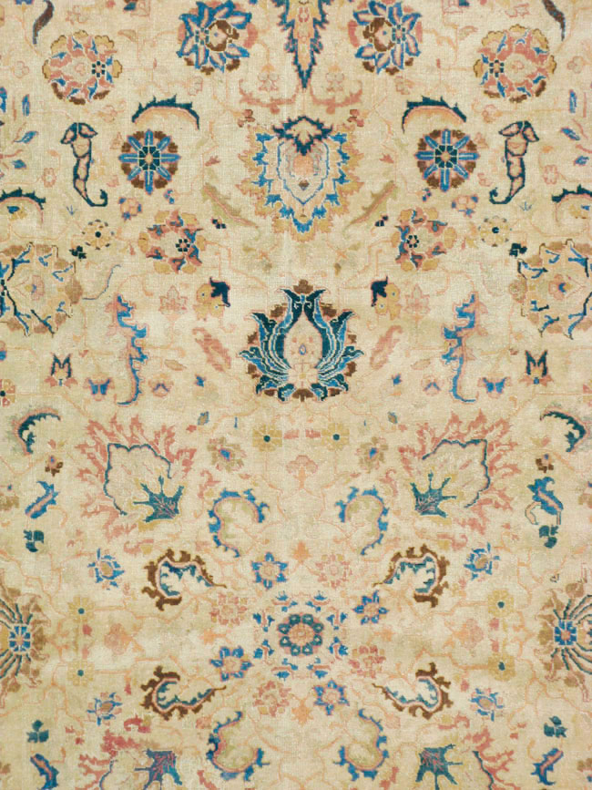 Vintage Persian Tabriz Carpet, No.13937 - Gsblank