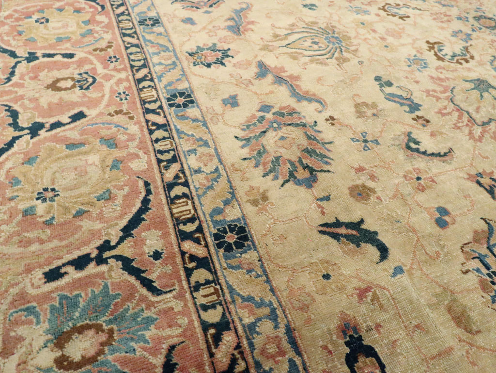 Vintage Persian Tabriz Carpet, No.13937 - Gsblank