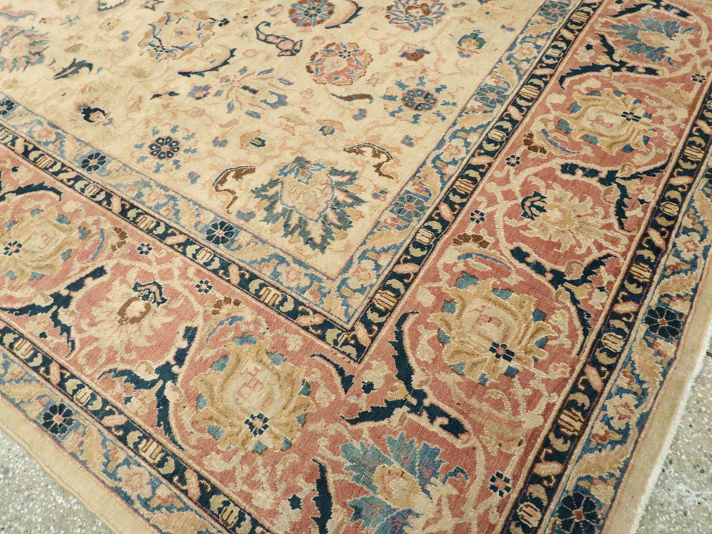 Vintage Persian Tabriz Carpet, No.13937 - Gsblank