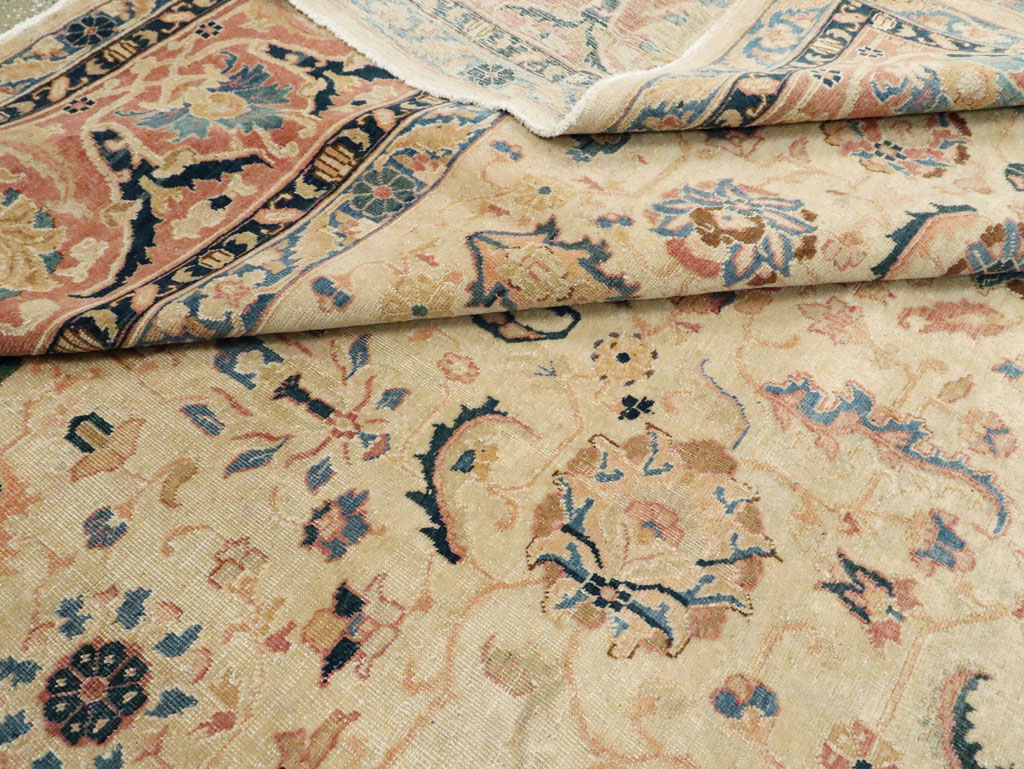 Vintage Persian Tabriz Carpet, No.13937 - Gsblank