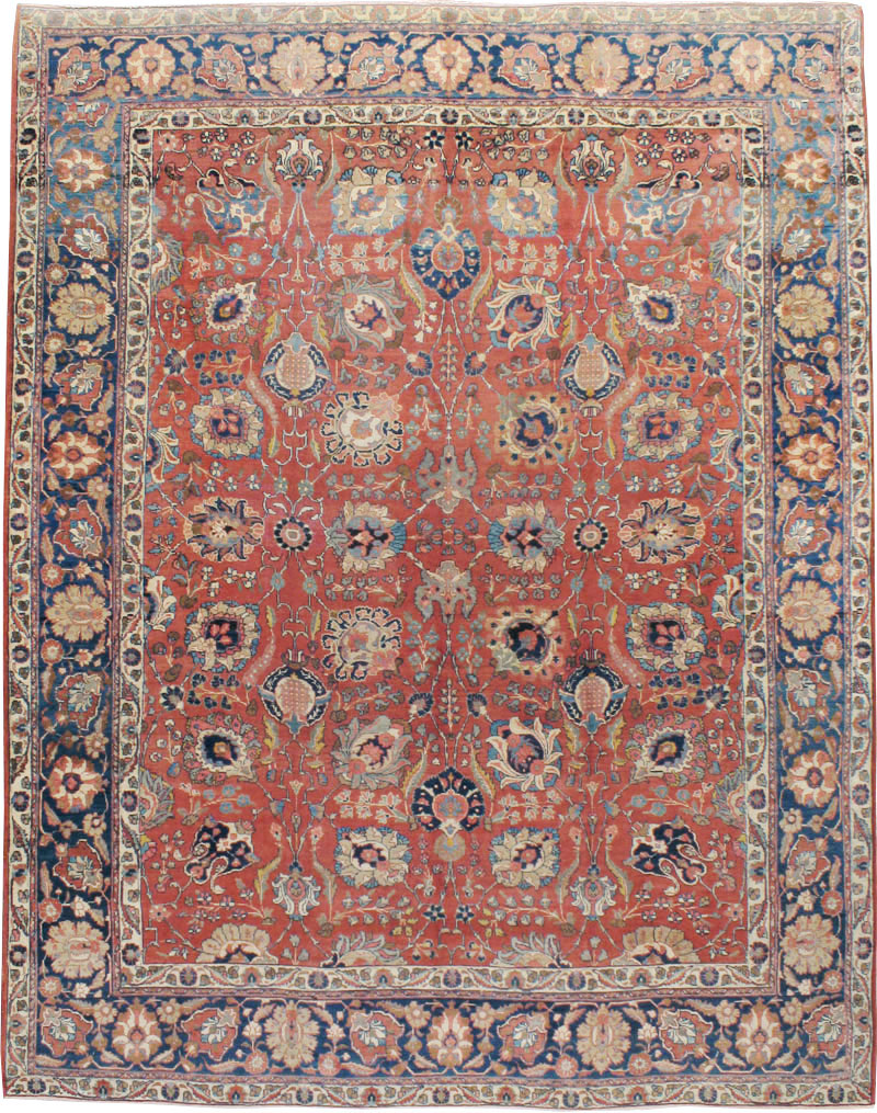 Antique Persian Tabriz Carpet, No.13939 - Gsblank