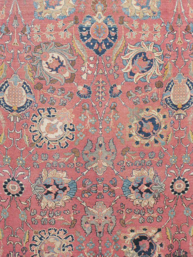 Antique Persian Tabriz Carpet, No.13939 - Gsblank