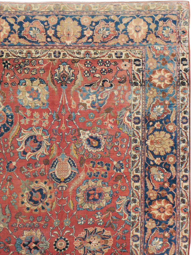 Antique Persian Tabriz Carpet, No.13939 - Gsblank