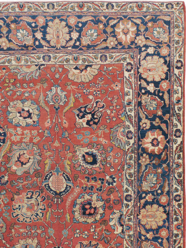 Antique Persian Tabriz Carpet, No.13939 - Gsblank