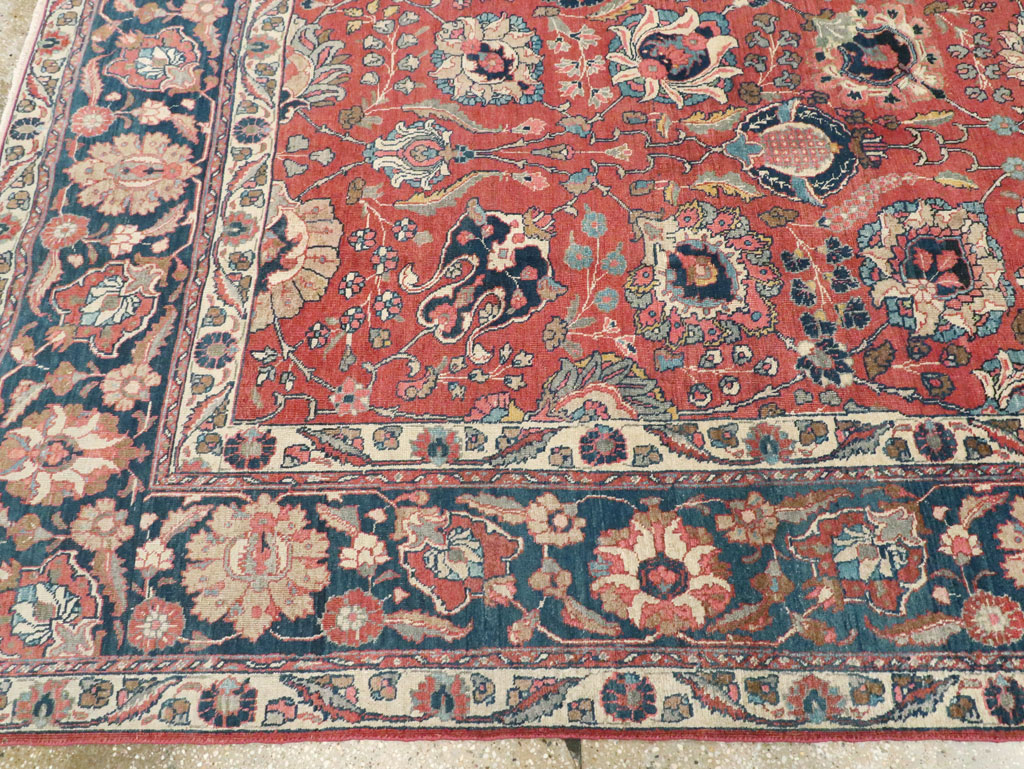 Antique Persian Tabriz Carpet, No.13939 - Gsblank