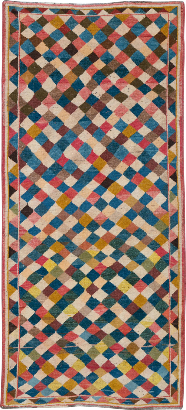 Vintage Persian Gabbeh Rug, No.13964 - Gsblank