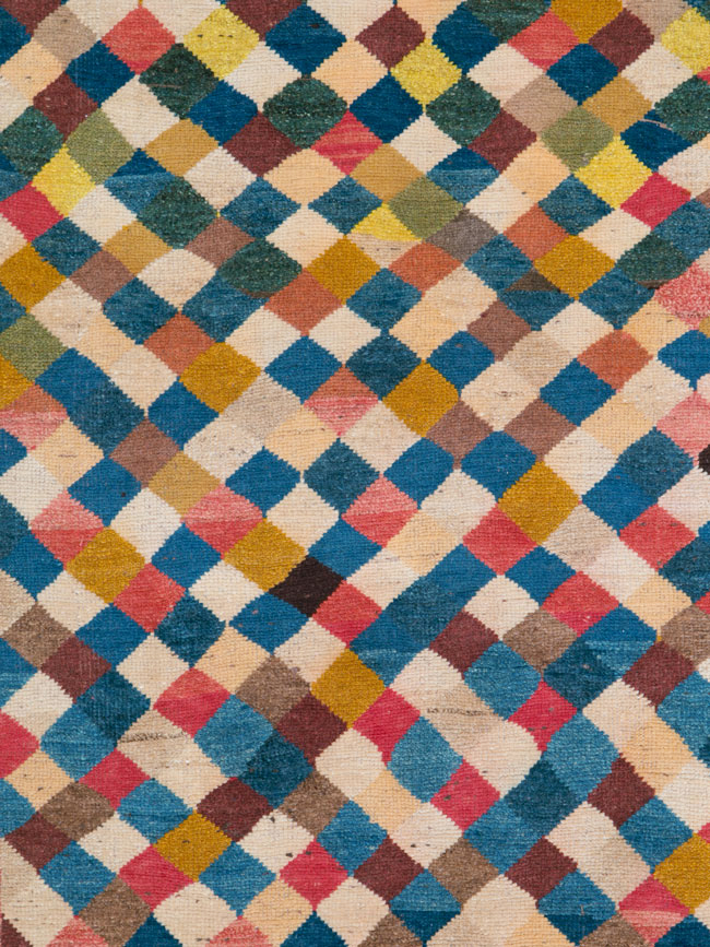 Vintage Persian Gabbeh Rug, No.13964 - Gsblank