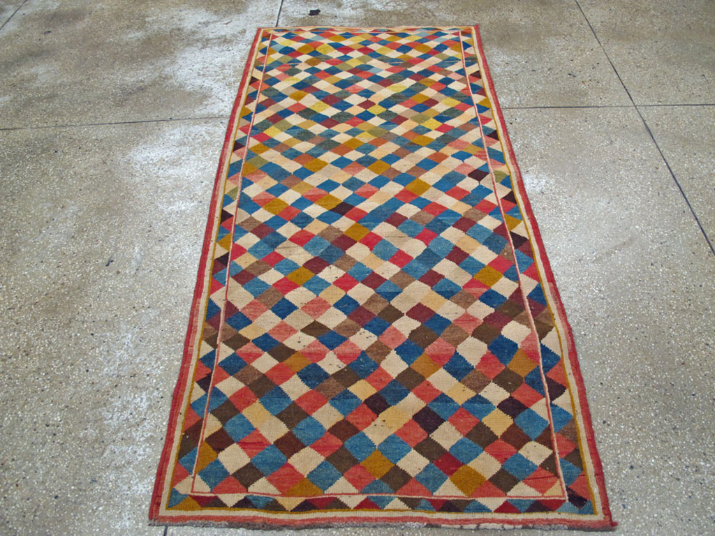 Vintage Persian Gabbeh Rug, No.13964 - Gsblank