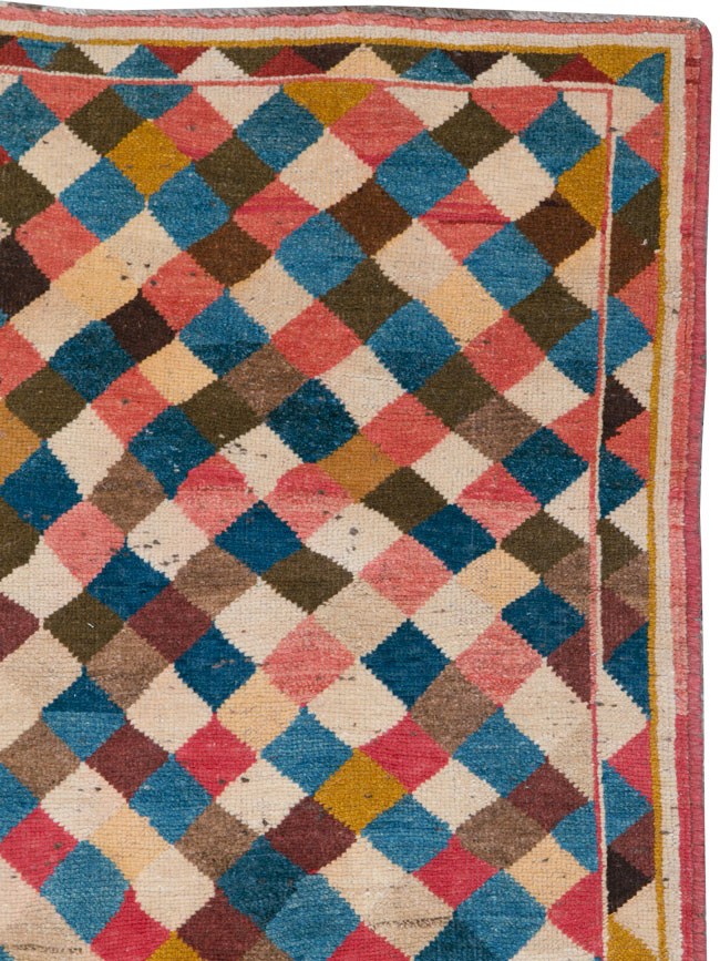 Vintage Persian Gabbeh Rug, No.13964 - Gsblank