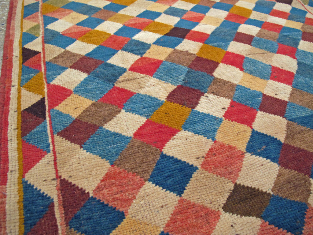 Vintage Persian Gabbeh Rug, No.13964 - Gsblank