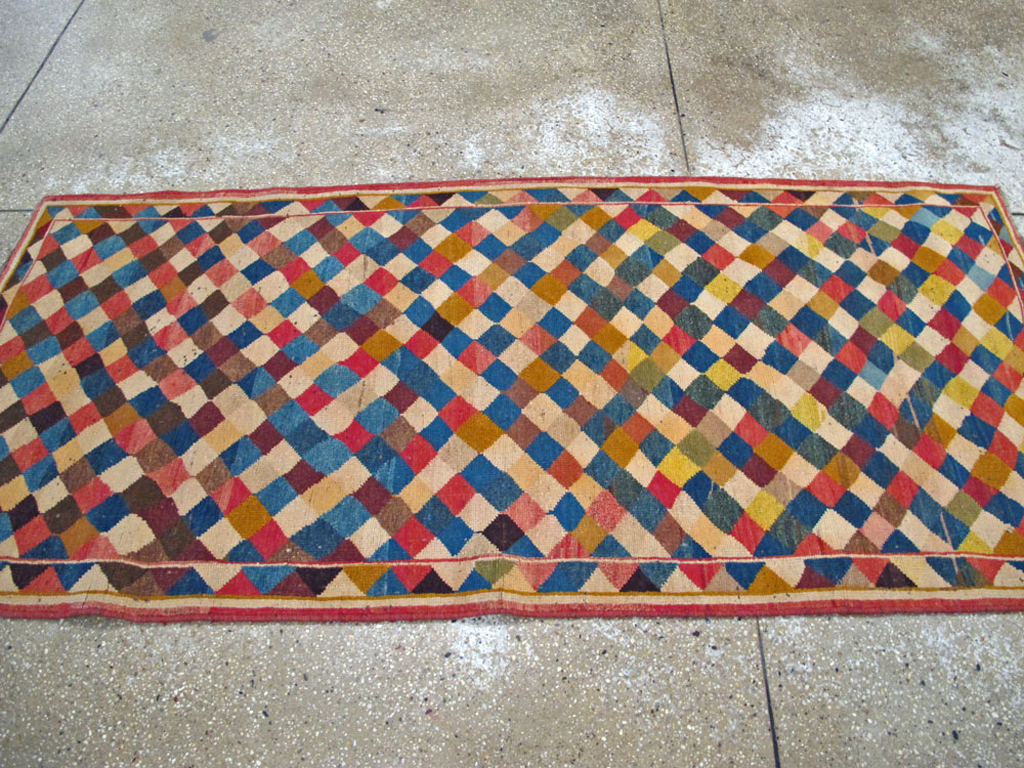 Vintage Persian Gabbeh Rug, No.13964 - Gsblank