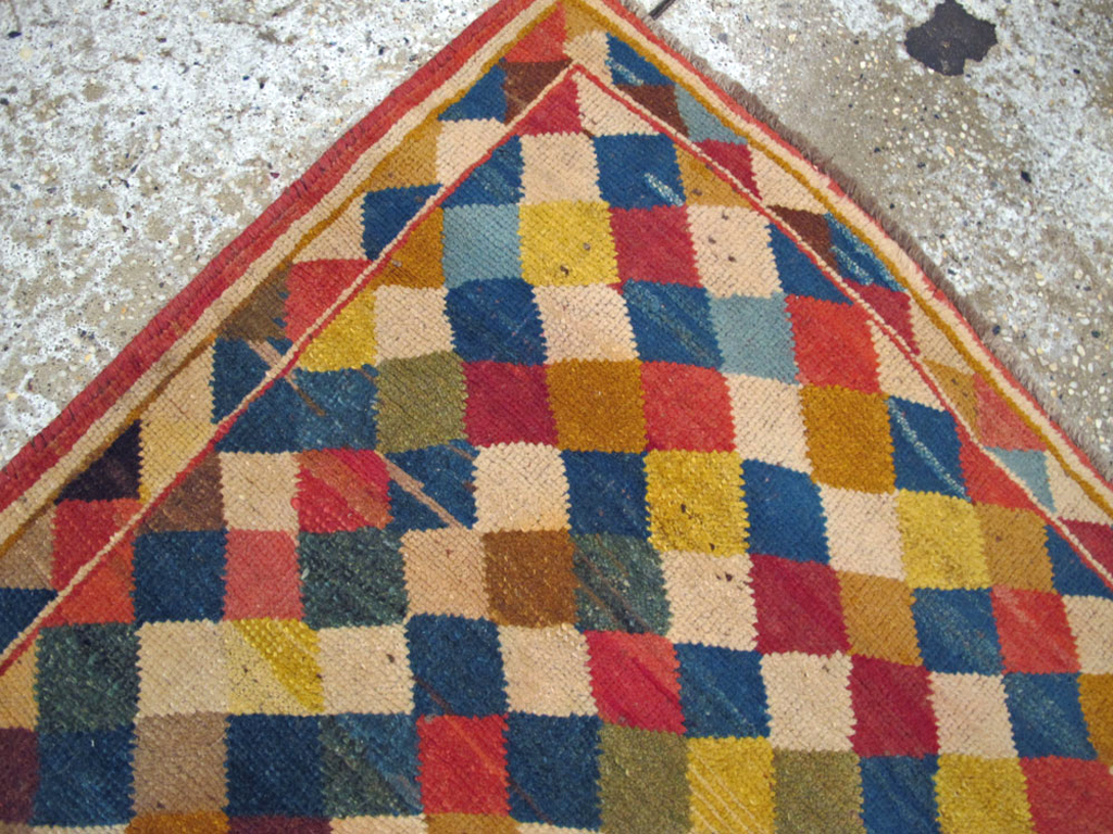 Vintage Persian Gabbeh Rug, No.13964 - Gsblank