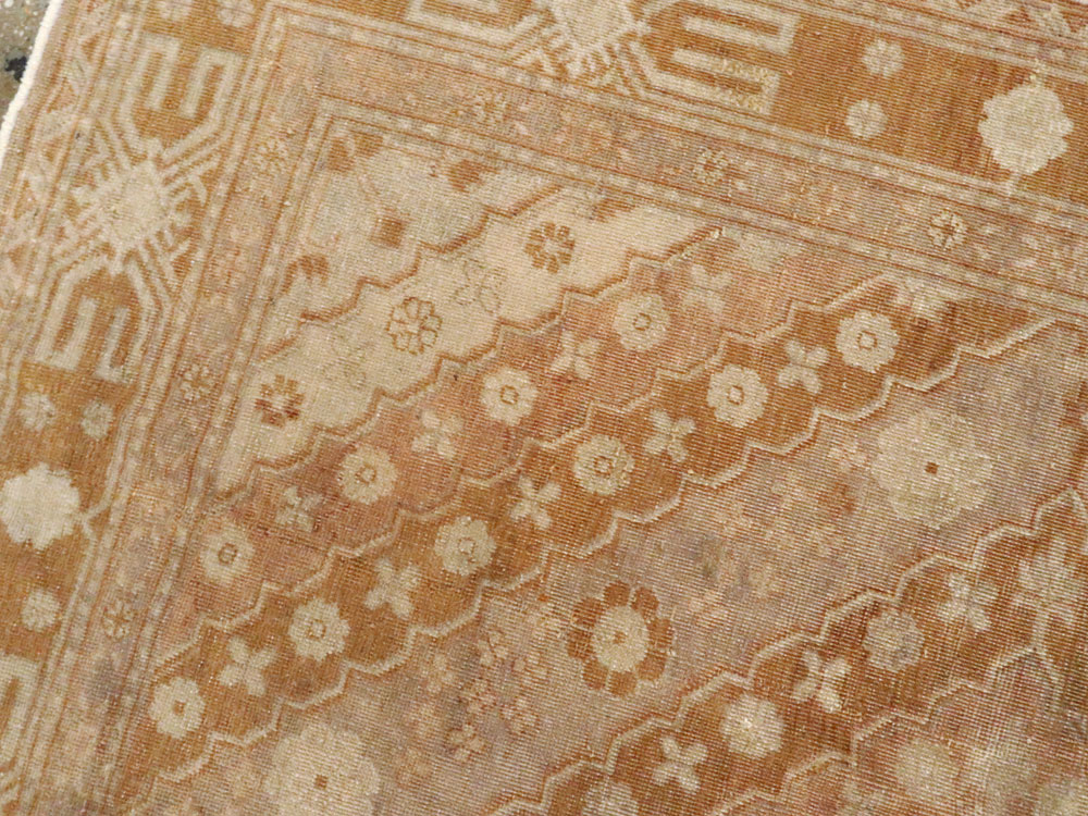 Antique East Turkestan Khotan Carpet, No.13967 - Gsblank