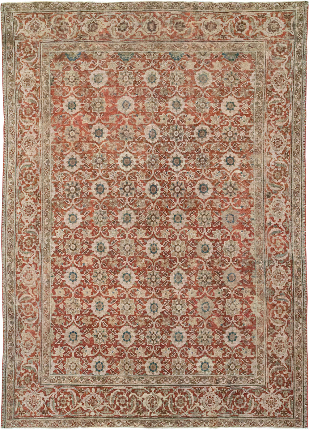Antique Persian Tabriz Carpet, No.13971 - Gsblank