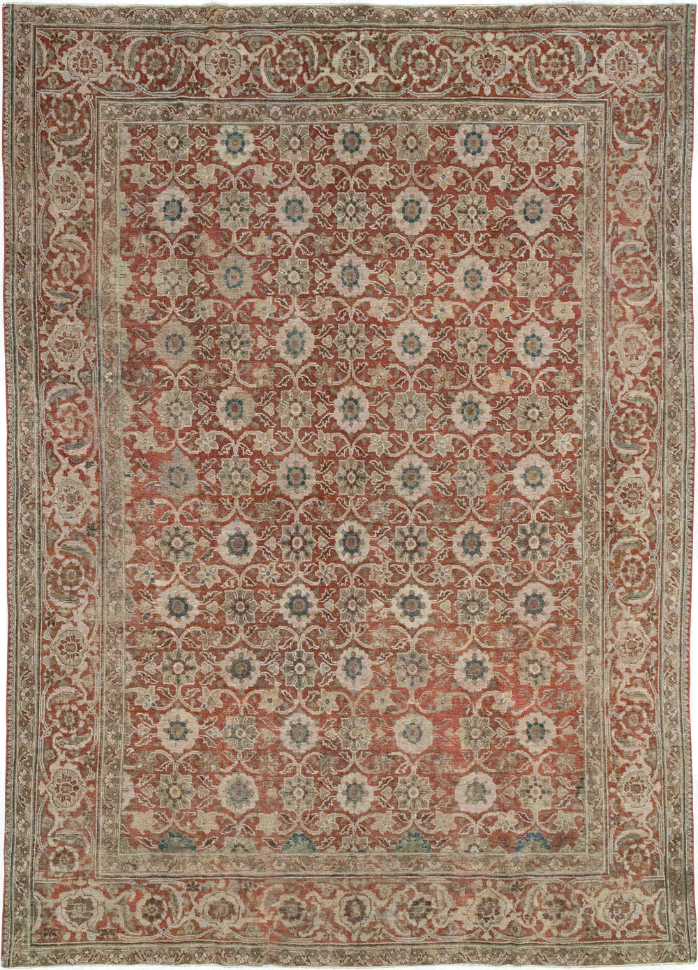 Antique Persian Tabriz Carpet, No.13971 - Gsblank