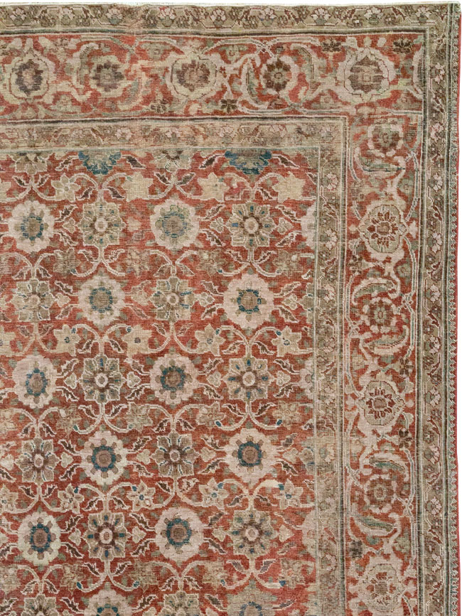 Antique Persian Tabriz Carpet, No.13971 - Gsblank