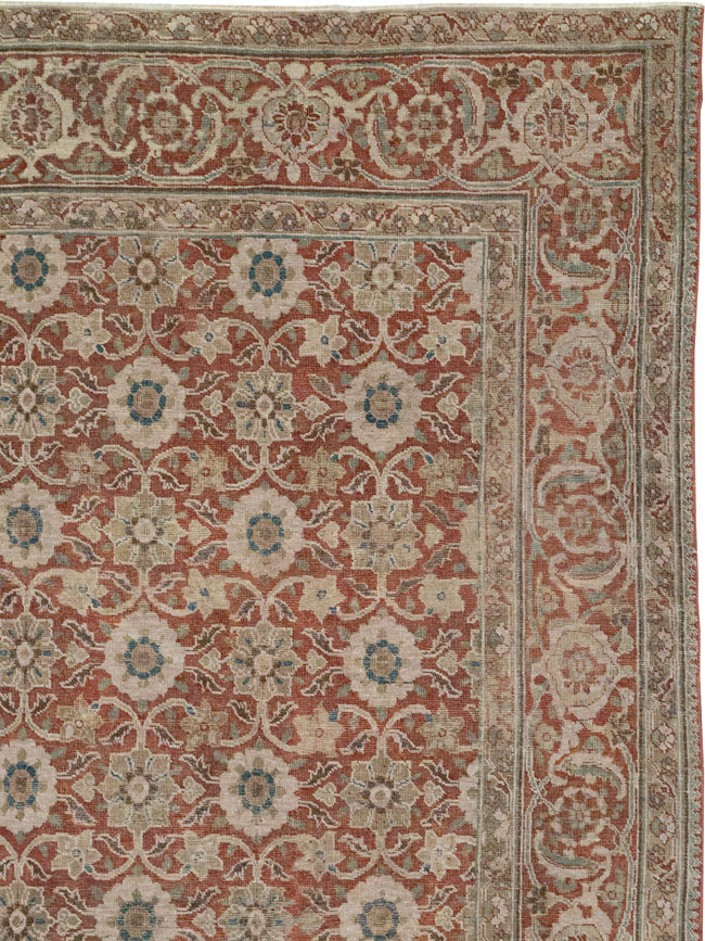 Antique Persian Tabriz Carpet, No.13971 - Gsblank