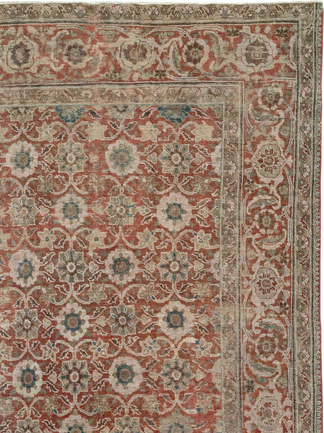 Antique Persian Tabriz Carpet, No.13971 - Gsblank