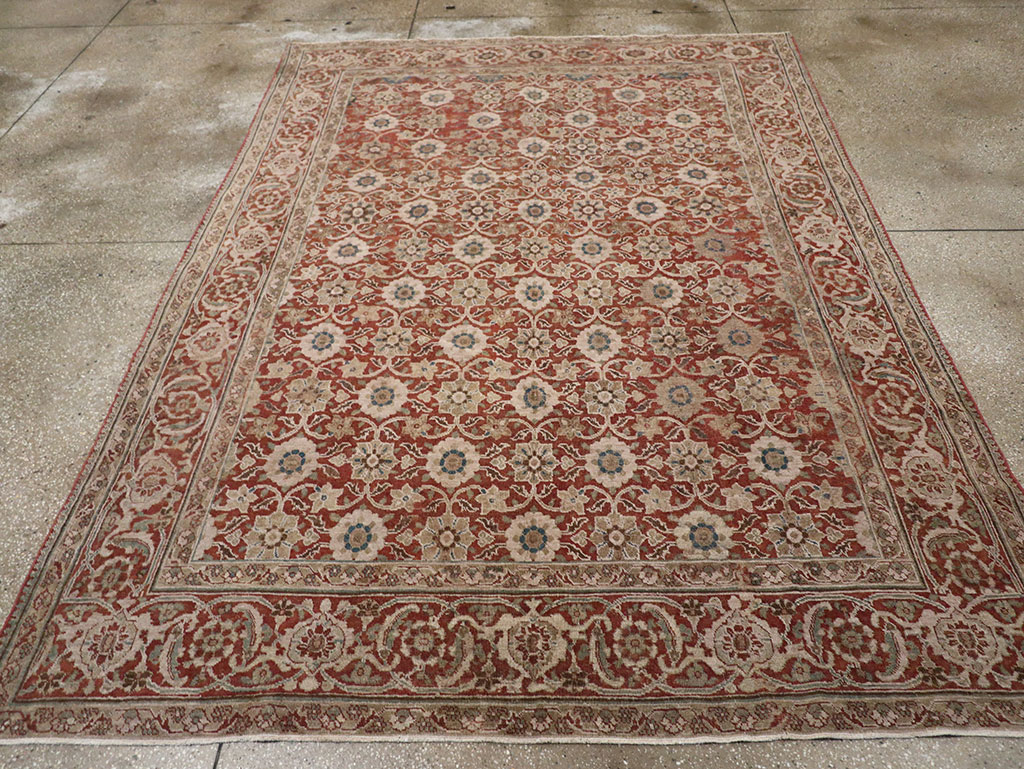 Antique Persian Tabriz Carpet, No.13971 - Gsblank