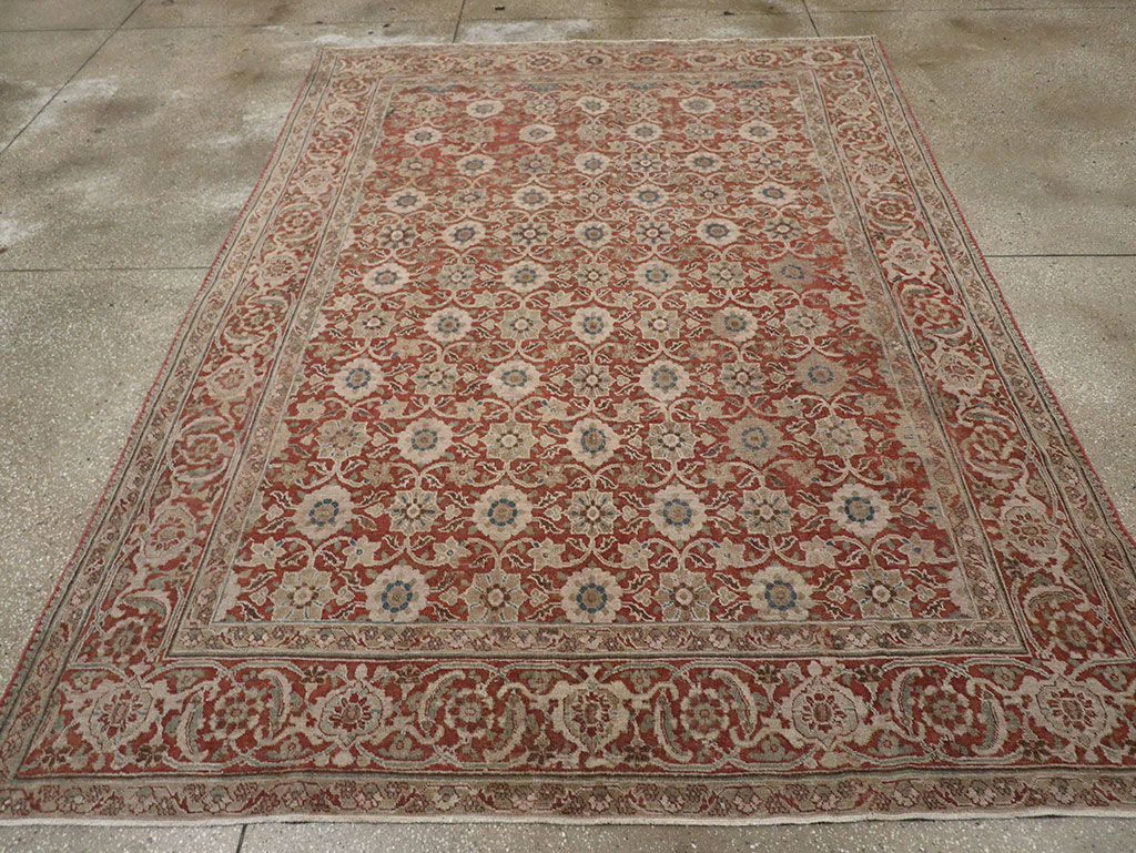 Antique Persian Tabriz Carpet, No.13971 - Gsblank