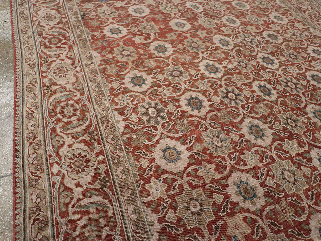 Antique Persian Tabriz Carpet, No.13971 - Gsblank