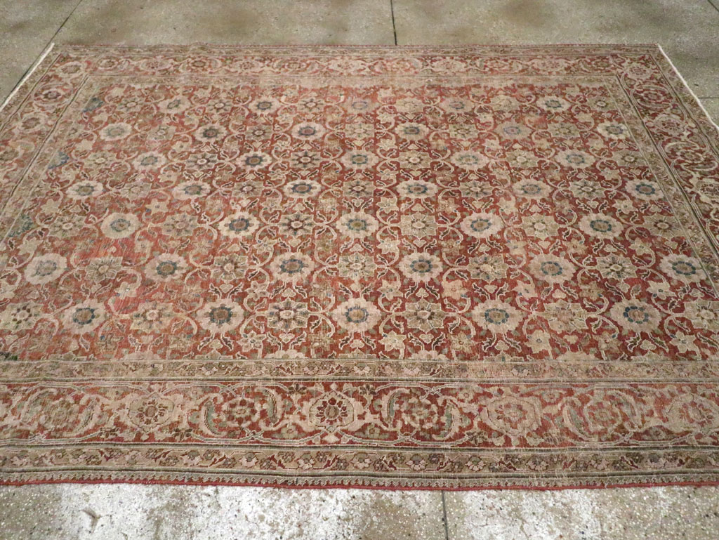 Antique Persian Tabriz Carpet, No.13971 - Gsblank