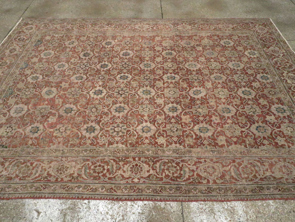 Antique Persian Tabriz Carpet, No.13971 - Gsblank