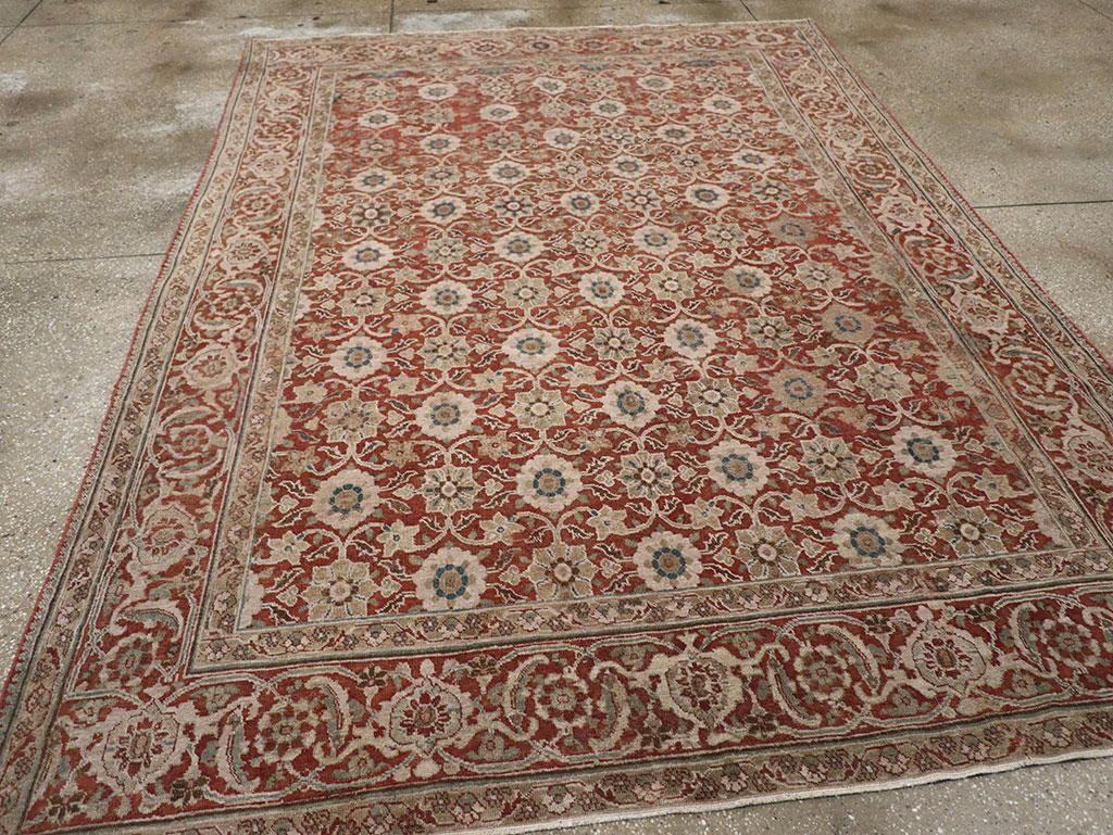 Antique Persian Tabriz Carpet, No.13971 - Gsblank