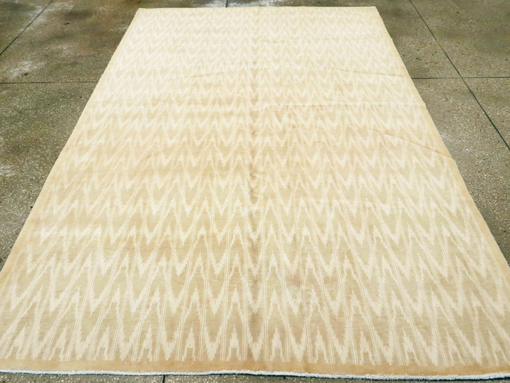 Vintage Indian Cotton Agra Carpet, No.13980 - Gsblank