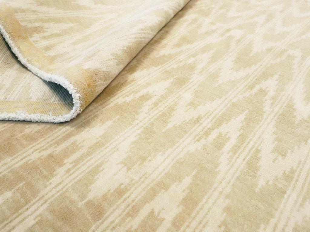 Vintage Indian Cotton Agra Carpet, No.13980 - Gsblank