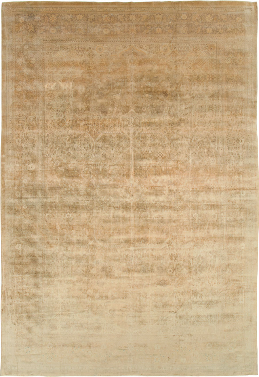 Antique Persian Tabriz Carpet, No.13986 - Gsblank