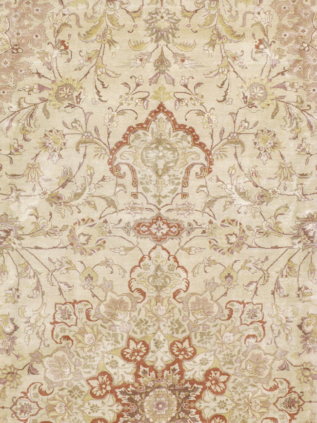 Vintage Persian Tabriz Carpet, No.13991 - Gsblank