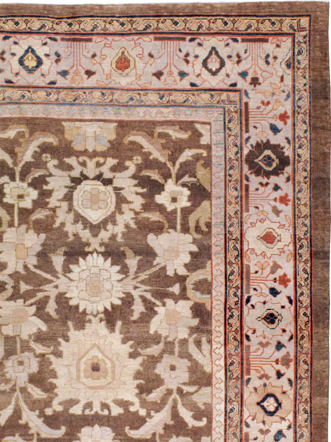 Antique Persian Mahal Carpet, No.13993 - Gsblank