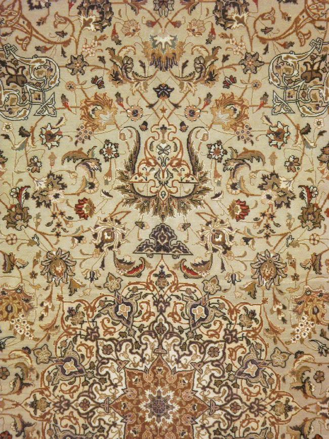 Vintage Persian Tabriz Carpet, No.13995 - Gsblank