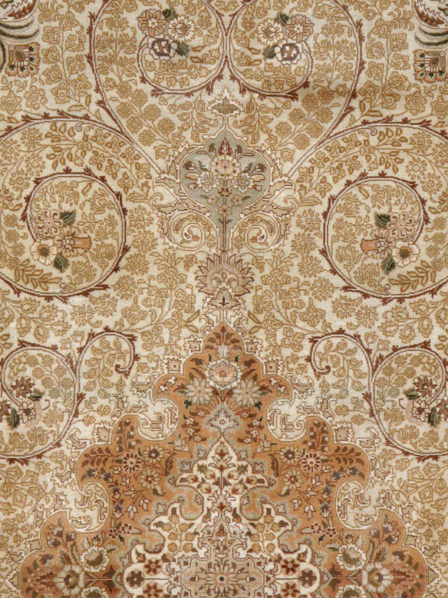 Vintage Persian Tabriz Carpet, No.13996 - Gsblank