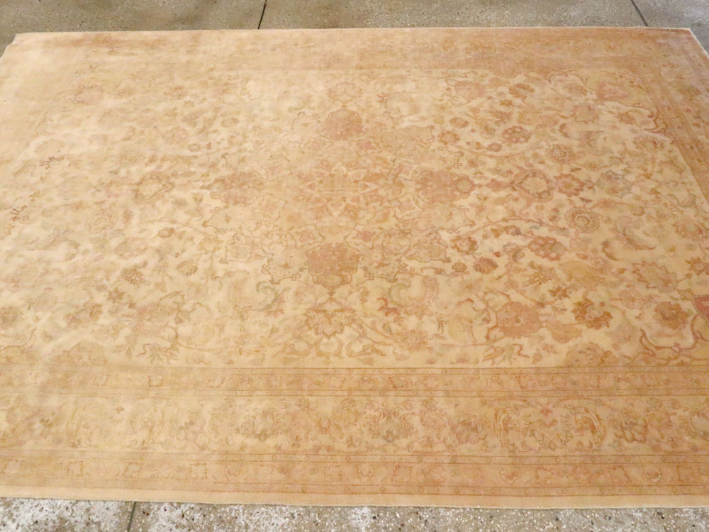 Vintage Persian Tabriz Carpet, No.13998 - Gsblank