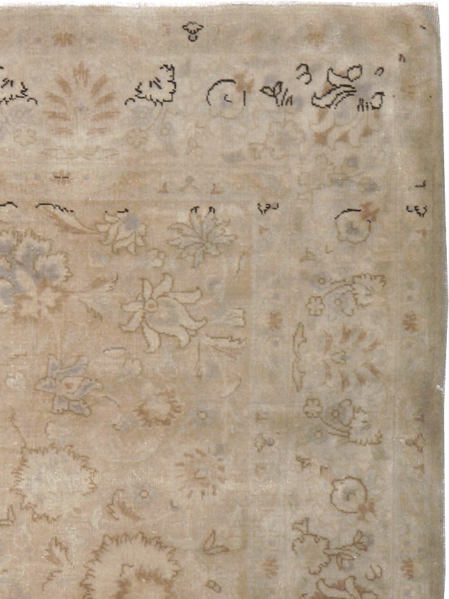 Vintage Persian Tabriz Carpet, No.14003 - Gsblank