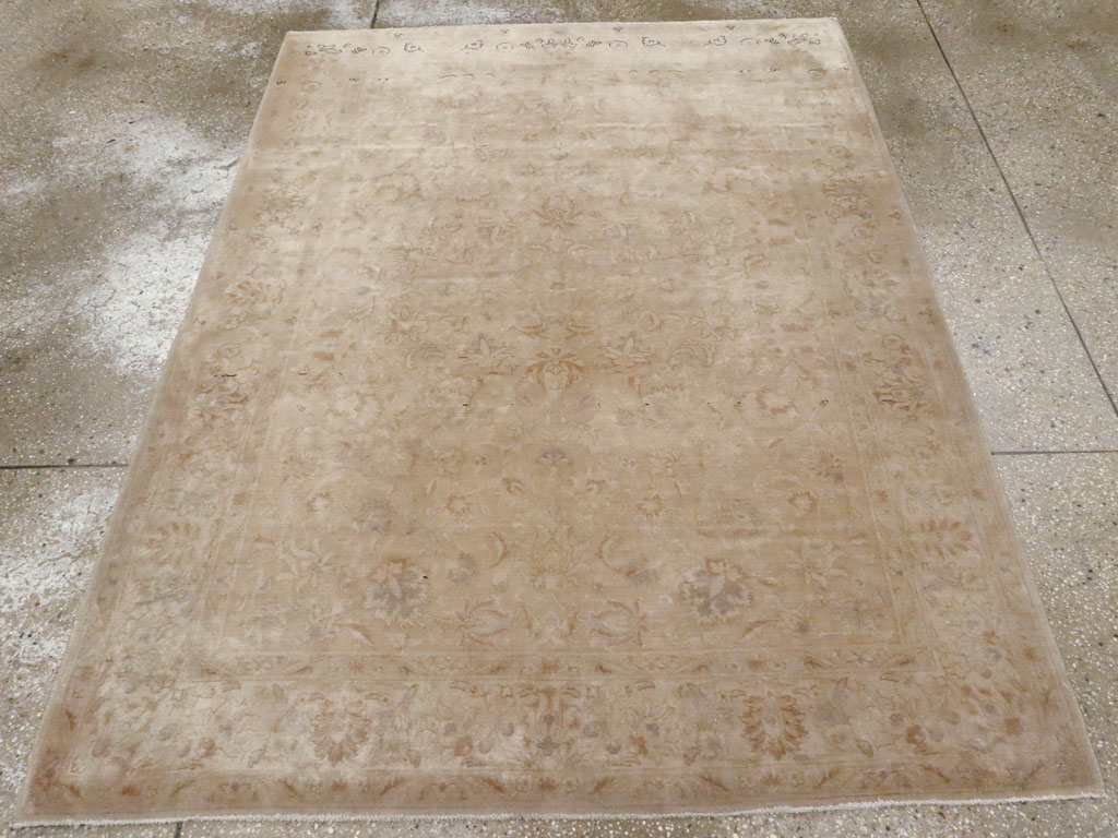 Vintage Persian Tabriz Carpet, No.14003 - Gsblank
