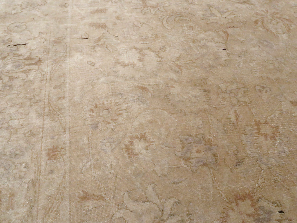 Vintage Persian Tabriz Carpet, No.14003 - Gsblank