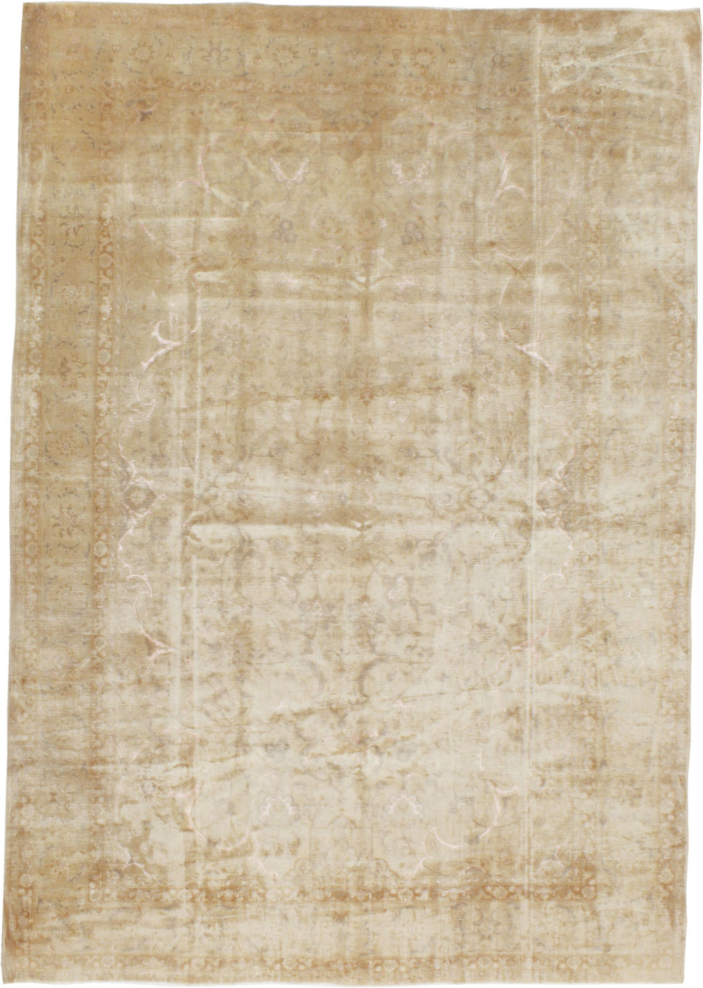 Vintage Persian Tabriz Carpet, No.14007 - Gsblank